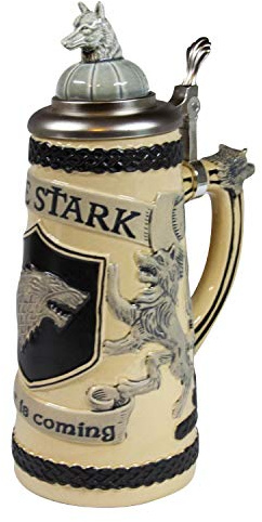 SD toys Casa Stark Jarra Ceramica Relieve Game of Thrones, Multicolor, One Size (SDTHBO20749)