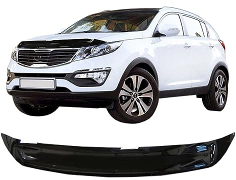 SCOUTT Motorhaubenschutz passend für Kia Sportage 2010-2015, Windabweiser Insektenschutz Steinschlagschutz Passform Schwarz