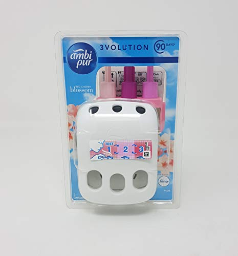 Ambi Pur 3volution Red Cherry Blossom Air Freshener Plug in Starter Kit