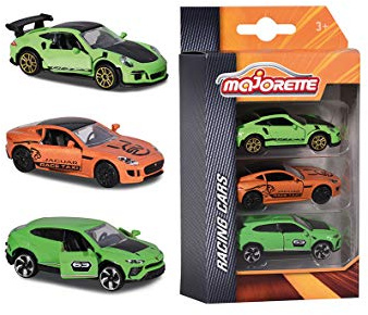 Smoby Majorette – Premium Racing Set 3-teilig – Miniaturautos aus Metall – Set mit 3 Rennfahrzeugen – 212084020Q05
