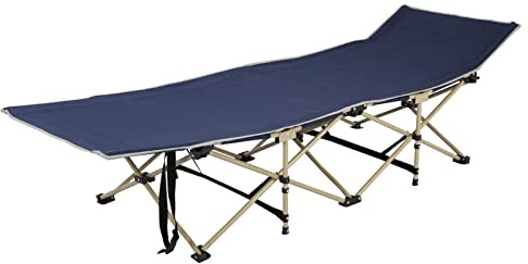 Trintion Campingbett Feldbett Klappbar XL Faltbar Campingliege Klappbett Gästebett für Camping Garten Strand Reisen Outdoor Indoor 250kg Belastbar