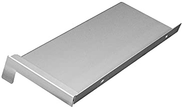 Aluminium Fensterbank silber EV1 165 mm Ausladung (Putzabschluss, 1800 mm)