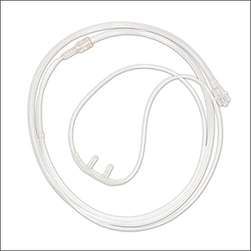 CNSAC Lunettes de nez pour adultes | Capteur de pression nasale avec connecteur Luer-Lock mâle | Longueur du tuyau de 30 cm | 100 pièces par paquet