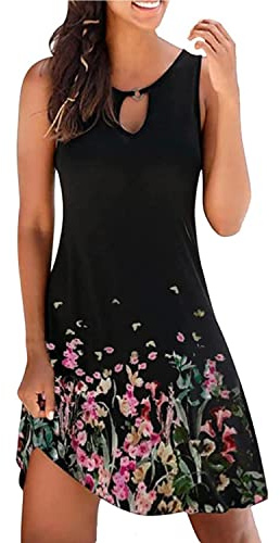Copricostume Donna Mare Vestito Senza Maniche Bikini Cover Up Abito da Spiaggia Tropical Causal Abito da Spiaggia Allentato da Donna Bikini Allentato a Manica Lunga con Scollo a V Coprire Costumi