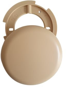 2 pezzi scatola di derivazione da parete beige Ø 100 mm super piatta, scatola di distribuzione e scatola da soffitto con coperchio, per lampade beige baldacchino e copertura elettrica, scatola di