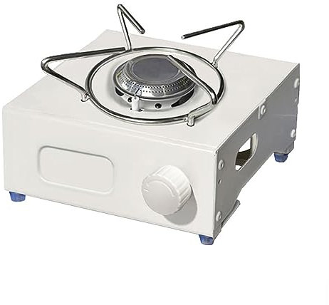NEDOES Mini Petite cuisinière à gaz, cuisinière extérieure, cuisinière de Terrain, cuisinière à gaz de Camping Portable Kaci, Blanc