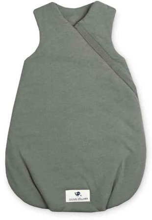 Julius Zöllner - Babyschlafsack Moon Jersey - 2.5 TOG - uni - OEKO-TEX Standard 100, Farbe:basil, Größe Schlafsack:50/56 (0-2 Monate)