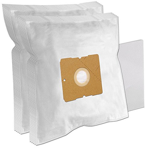10 Premium vacuum cleaner bags suitable for Daewoo RC; AFK BS, PS; Amazon Basics 3.0 L - 3.0L | Compatible with Amazon Basics W11 - W 11 | incl. filter | 10 pieces | Microfiber | Accesories