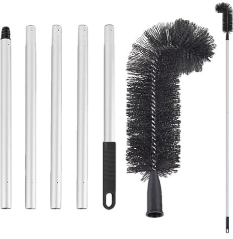 Gutter Cleaning Tools, Telescopic Gutter Cleaner, Extendable Gutter Cleaning Brush, Retractable Design Gutter Cleaning Tools, Easily Clean Gutters to Leaves & Debris