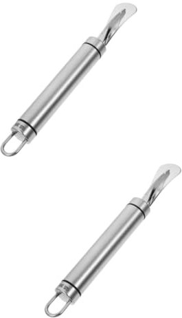 Alipis 2stücke Rostfreier Orangenschneider Ergonomischer Zitrusschneider Schälen Von Orangen Und Zitronen Obstschälwerkzeug Für Küche