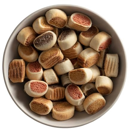 MERA Bakery Snacky Mix, hundgodis för träning eller som mellanmål, godsaker för hundar gjorda av naturliga ingredienser, skonsamt bakade hundkex (10 kg)