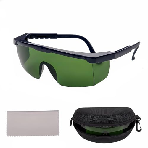 GDJIAJT Laser Schutzbrille, IPL Brille 200-2000nm Infrarot Schutzbrille, Laser Schutzglas Laserschutzbrille Laser Brille für Haarentfernung IPL, IPL Schutzbrille Laserbrille für Männer Frauen