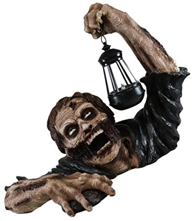 POPETPOP Zombie Lantern Statue Halloween Zombie Decorations Halloween Ornament Yard Decoration Unique Party Supplies
