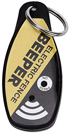 Electric Fence Tester Switch Button Electric Fence Beeper ABS Fence Voltage Tester Beep Sound Electric Fence Buzzer Electric Fence Fault Finder 0.4-0.5M Working Distance