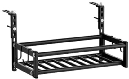 Qianly Jardinière Suspendue pour Terrasse, Balustrade, Jardinière, Cadeaux, Décoration de Jardin, Jardinière en Métal Robuste pour Fenêtre, Balcon, Pot de FL, Longueur de la jardinière 43 cm