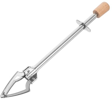 Cabilock Pince Alimentaire Multifonction Accessoire Pratique et Solide en Acier Inoxydable Forme Triangulaire, Pinces à Glaçons Faciles pour Bar et Table Bbq
