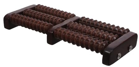 Holzfußrolle Fußmassagerolle für Fuß und Beinmassage | Tragbar für Zuhause und Unterwegs, Leiser Betrieb, Tiefengewebsmassage, Unterstützt Fußgesundheit und Entlastung