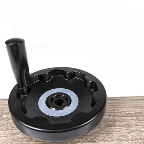 Roue manuelle à poignée pliable, diamètre 155 mm pour un fonctionnement efficace dans les fraiseuses et tours (C)