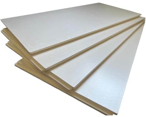 LoviStore Pannelli XPS Polistirene con 4 Lati a Battente 125x60x5 cm, Isolamento Termico Pavimento Parete, Lastre Polistirolo Estruso Isolanti con Incastro, per Piscina, Coperture, Soffitto (10)
