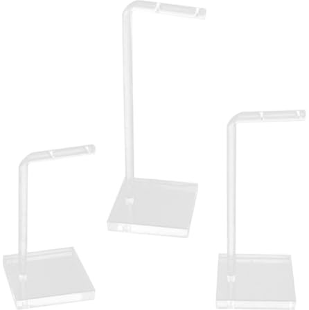 ULTECHNOVO 3 Stück Ohrringständer aus Acryl Schmuckorganizer und Ohrringhalter mit T förmiger Form zur Schmuckpräsentation und Raumdekoration