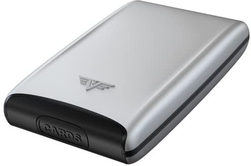 TRU VIRTU Kreditkartenetui - Fan Aluminium Wallet - Silver Arrow