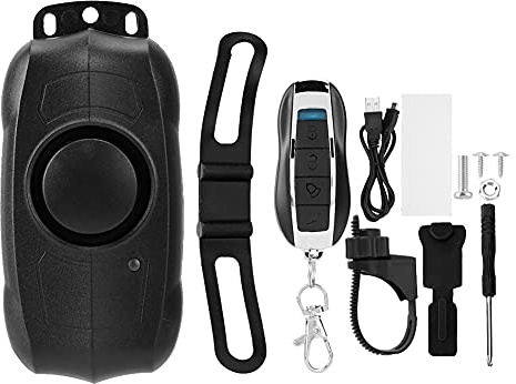 Motorcykelsäkerhetssats Larmsystem, trådlöst stöldskyddssystem för motorcyklar med fjärrkontroll, räckvidd 10-20 m USB-laddningsvibrationslarm stöldskyddssystem