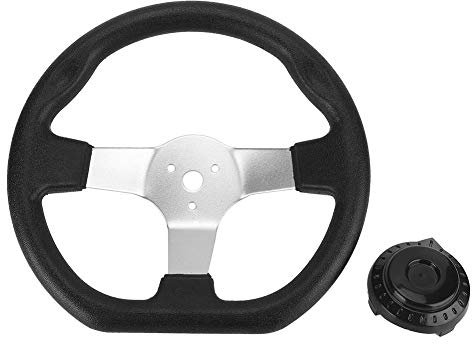 KIMISS Universal Sportlenkrad 270mm Lenkrad für Rennwagen Zubehör