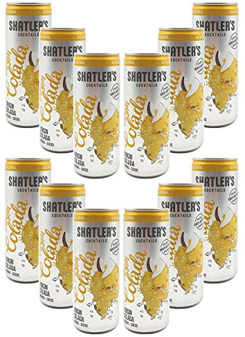 Shatlers Cocktail - 12er Set Shatlers Virgin Colada 0,25L Alkoholfrei - inklusive Pfand EINWEG - Shatlers Cocktail - Ready to Go