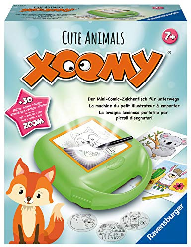Ravensburger Xoomy Midi Cute Animals 18124 - Geschichten und süße Tiere zeichnen Lernen. Kreatives Zeichnen und Malen für Kinder ab 7 Jahren