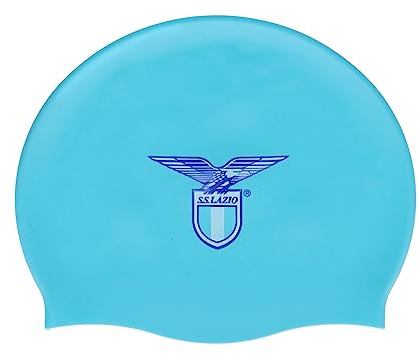 Bonnet de Natation en Silicone SS Lazio Produit Officiel pour Adultes et Enfants