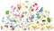 EKSMA 120x Cerotti per Bambini Idrorepellenti Senza Lattice - Strisce di Cerotto Colorate per Bambini Traspiranti Clinicamente Testate per Bambini (Cartone Animato Trasparente)