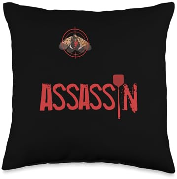 Spotted Lanternfly Insect Assassin Pest Control Exterminator Throw Pillow