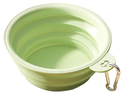 Hundenäpfe Faltbare Reiseschale, Auslaufsichere Hundenapf Mit Bergsteigerkarabiner Trinknapf Für Den Hund,Reisenapf, Fressnapf, Napf Für Katzen,Hunde Und Haustiere -350 Ml/650 Ml