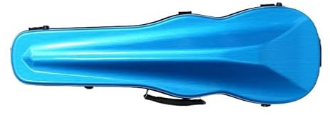 Professioneller Geigenkoffer 4/4 Carbon Fiber Violine Fall Schutz Box Ultra Licht Violine Tasche Schulter Violine Fall Rucksack(A brushed blue)