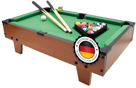 Kyto Mini Tischbillard für Kinder und Erwachsene – Kompakter Pooltisch für zuhause oder unterwegs - Mini-Billardtisch für das Büro