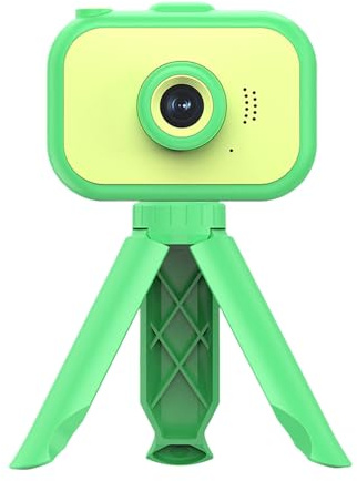 Toddler Digital Camera 9600W Pixel Camera Mini Digital Vlog Video With Accessory Kit And Function Stocking Candy for Kids 8-12 (Green, 11. 5x11. 5x5. 5)
