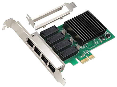 THINCAN RTL8111H - Tarjeta adaptadora LAN 2500 de 4 puertos PCI E controlador de red RJ45 1000 Mbit/S 2 5G PCI Express Gigabit Ethernet Server