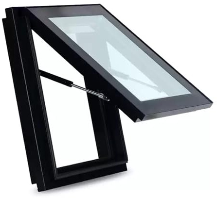 Puits de lumière Manuel - Fenêtre de Toit Transparente pour hangars, tentes de Toit, sous-sols, garages, vérandas, entrées de Grenier extérieures et éclairage de puits souterrains, sur mesur