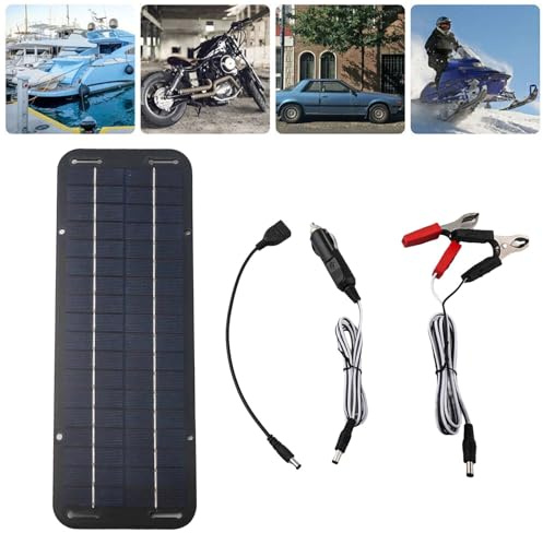 Erhaltungsladegerät 30W Solarpanel für 12V Batterien, ideal für Boote und Wohnmobile