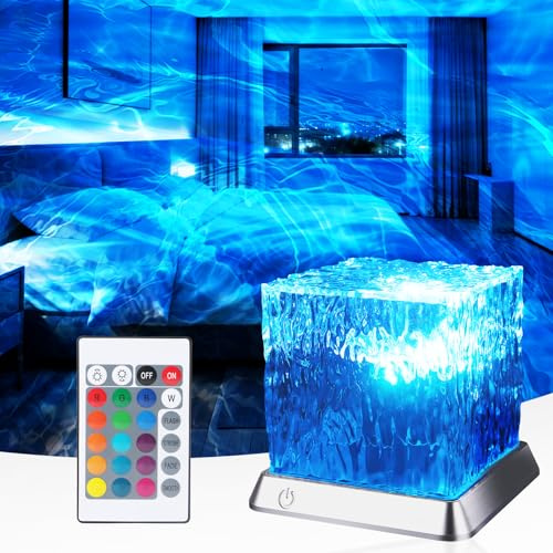 LETOUR Ocean Wave Lamp 16 Colors Galaxy Projector Night Light Sensory Lights with Remote Control Luminorthe Cube Northern Projector Lamp for Party/Gaming Room/Bedroom