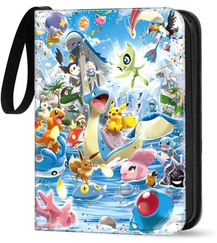 Album de collection pour cartes, capacité de 900 cartes, album pour cartes à collectionner, classeur pour cartes, porte-cartes portable imperméable, livret pour collection de cartes, cadeau pour