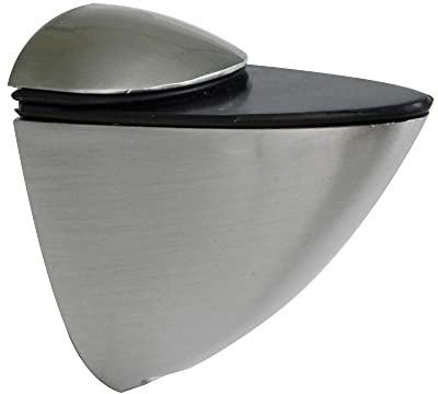 Amig - Supporto per scaffale - Supporto pellicano per ripiani - Regolabile e resistente - Apertura max 40 mm - Zamak - Argento
