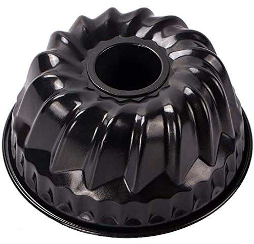 Webake 7 Inch Fluted Tube Pan Non-stick, Heavy Duty Carbon Steel Kugelhopf Cake Baking Mold for 6QT 8QT Insta Pot