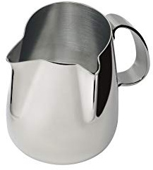 ILSA Revolution Duet Pot à lait pour lait Art, 2 becs à 90°, grand frontal gauche et petite tasse, capacité 60 cl