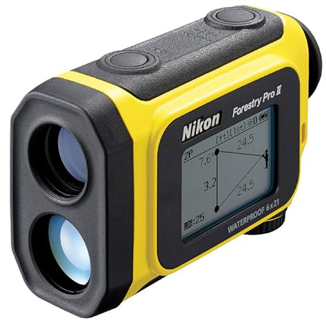 Nikon Forestry Pro II Rangefinder | Highly accurate weatherproof multi-function rangefinder/hypsometer for forestry, utility and construction