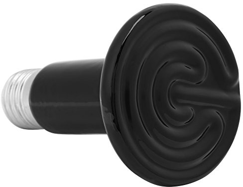 GOTOTOP Rettile Lampada riscaldante in Ceramica a infrarossi/Lampadina/Luce per Rettile e Tartaruga Lucertola anfibia 75W/100W/150W (Opzionale)(150W)
