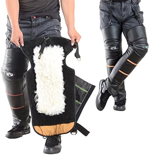 HGTRH Ginocchiere Termiche per Moto, Supporto per Ginocchia Antivento, 1 Paio di Ginocchiere per Moto Caldo Impermeabile Antivento per la Guida Invernale, Invernali Ginocchiere per Ciclismo
