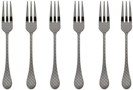 Sambonet Confezione Regalo 6 Forchette Dolce Taormina Pvd 2Black