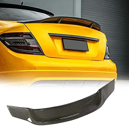 Auto Kohlefaser Heckspoiler Flügel Für Benz C Class W204 C180 Sedan 2007-2014 C200 C230 C250 C280 C300 C350 C63 AMG 4Door, Autoteile Sport-Performance Tail Spoiler Automodifikationsteile