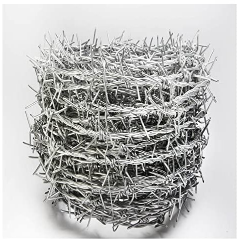 WYYZH Stacheldraht Aus Stahldraht Absperrgitter Drahtzaun Anti-Klettern Diebstahlschutz zur Kleintierabwehr (Color : 1.8mm Steelwire, Size : 70M)